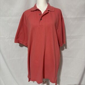 Vintage Jos. A. Banks Polo Leadbetter Golf Shirt Size M 100% Cotton Shortsleeved
